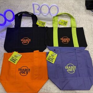 New Viral Trader Joe’s Halloween mini canvas tote bag